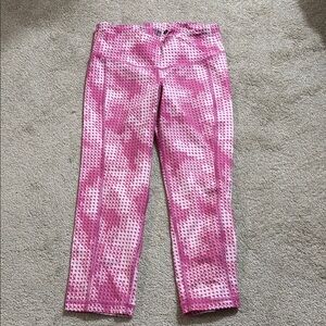 Old Navy Pink Patterned Leggings